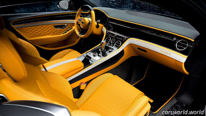 Continental GT встречается с Mansory в жёлтом карбоновом взрыве
15 часов назад
Брэд Андерсон

Ярко‑жёлтый Bentley получил новый капот, переднюю решётку и сплиттер.

Он оснащён индивидуальными 22‑дюймовыми коваными дисками с глянцевым чёрным покрытием.

В салоне жёлтая кожа резко контрастирует с ярко‑белыми элементами отделки.

Bentley недавно представил совершенно новый Continental GT Supersports, автомобиль, который, по словам компании, обеспечивает более вовлекающую динамику за счёт перехода на задний привод вместо полного привода, используемого в других моделях линейки. Дебютный автомобиль был показан с ярким новым аэродинамическим обвесом, но по сравнению с тем, что только что сотворила Mansory, он выглядит практически сдержанно.

Читайте: Mansory посмотрела на Honda и сказала: «Давайте сделаем то же самое с BMW M5»

Последний Continental GT, переработанный спорным европейским тюнером, не основан на Supersports, но в нём присутствует множество агрессивных стилистических изменений.

Однако в то время как улучшения, которые Bentley внес в Supersports, имеют аэродинамическое назначение и действительно выглядят весьма привлекательно, Mansory просто навесила кованый карбон на роскошное двухдверное купе и на этом остановилась.

Самые театральные изменения произошли в передней части. На Bentley появился кованый карбоновый капот, теперь он соседствует с характерной карбоновой решёткой и карбоновыми акцентами вокруг передних воздухозаборников и на нижнем сплиттере.

Хотя кованый карбон имеет своё место на трековых автомобилях, таких как Lamborghini Huracan STO, он выглядит неуместно на таком автомобиле, как Continental GT.

К сожалению, изменения коснулись не только передней части Bentley. Mansory добавила кованый карбон на облицовки дверей, боковые зеркала и пороги. Он также появился на небольшом спойлере над задним стеклом, на втором спойлере на крышке багажника и на эффектном диффузоре.

Если бы этот Bentley был покрашен в чёрный цвет, карбоновые элементы не выделялись бы так сильно. Но поскольку автомобиль окрашен в жёлтый, карбон действительно бросается в глаза. Завершением внешних изменений — но не улучшений — стали 22‑дюймовые кованые диски.

В салоне Mansory применила тот же тяжёлый подход. Руль, дверные панели, центральная консоль, сиденья и даже нижняя часть приборной панели обтянуты ярко‑жёлтой кожей с белыми акцентами, и здесь, в отрыве от визуального хаоса экстерьера, эти изменения кажутся почти логичными.

Цены не объявлены, но это мало кого волнует. Тот, кто готов подписаться под таким количеством кованого карбона и жёлтой кожи, вероятно, давно перестал проверять счета.